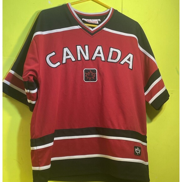 Vintage RARE Canada Red Colored Hockey Jersey Size SP TEEPEE Sports tags - Picture 5 of 5
